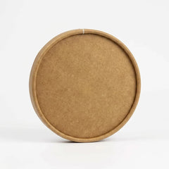 12-32oz BioBowl kraft paper lid compostable takeaway bowl lid for hot and cold food packaging
