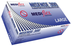 Nisense 300 Powder Free Long Cuff Nitrile Gloves - Strong Grip & Durable Fit CTN1000