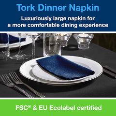 Tork Dinner Napkins -2-Ply, 1/4 Fold, 12CTN