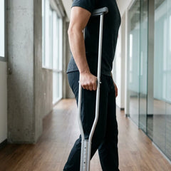 Mediflex Adjustable Aluminum Underarm Crutches - EA
