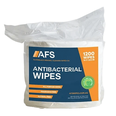 AFS Antibacterial Wipes, Roll Of 1200 Wipes - 4 Rolls/CTN - Eve Zone