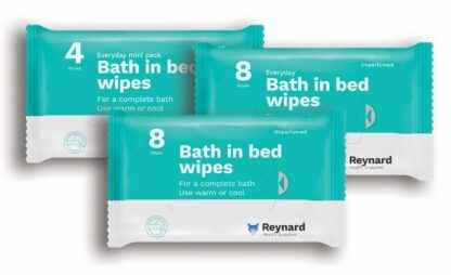 Bath in Bed Wipes - 24 Packs of 8 Wipes/CTN - Eve Zone