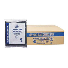 Austar 82L Contractor Natural HDPE Garbage Bags- CTN250 - Eve Zone