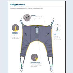 Invacare Sling Comfort High Mesh – Breathable Full Body Support - Eve Zone