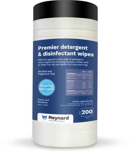 Premier detergent & disinfectant wipes - 280/Pk, 2/CTN - Eve Zone