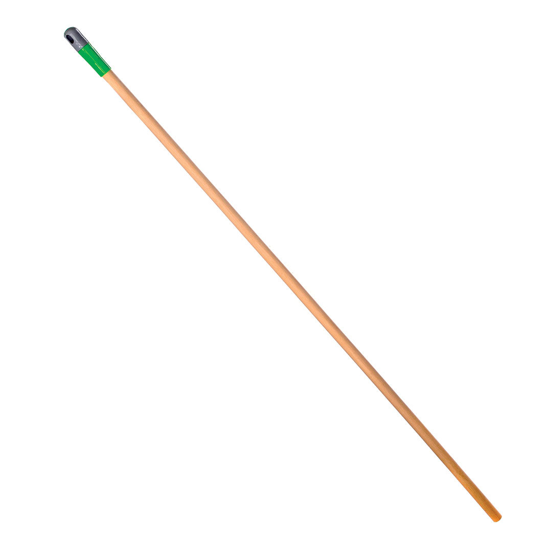 Timber Handle with end cap - 25mm x 1500mm (No Thread) – Carton of 6 | Sabco Professional