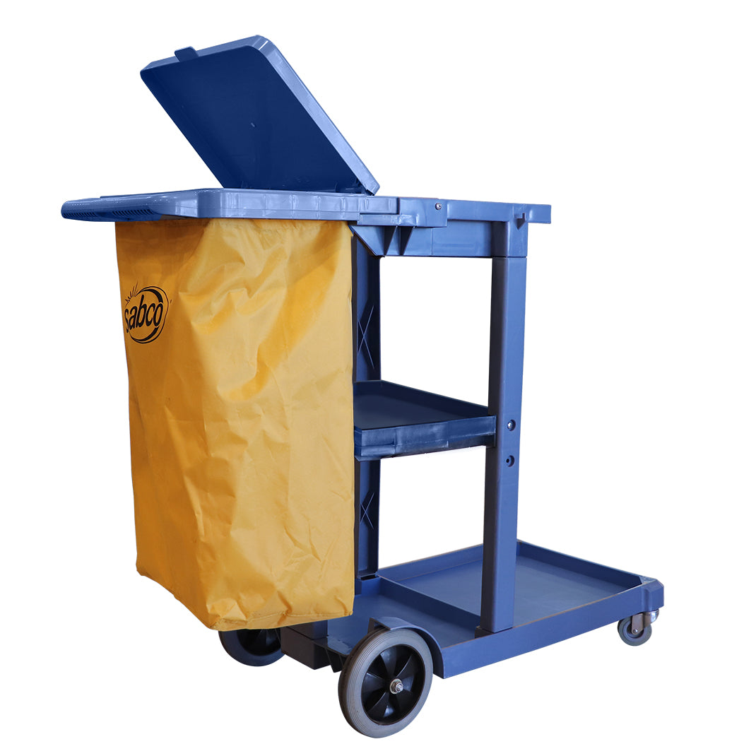 Professional Janitor Cart with lid – Each | Sabco Professional