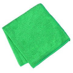 All Purpose Microfibre Cloths - Green - 40cm x 40cm - (50 in display box) – Carton of 4 | Sabco Professional