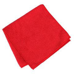 All-Purpose Contractor Microfibre Cloths - Red - 36cm x 36cm - 50pk – Each | Sabco Professional