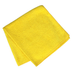 All-Purpose Contractor Microfibre Cloths - Yellow - 36cm x 36cm - 50pk – Each | Sabco Professional