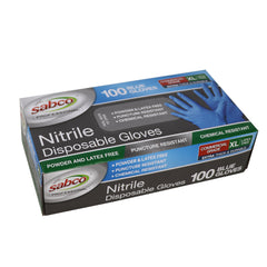 Blue Nitrile Gloves 100PK Extra Large (Pricing subject to change in align with market conditions) – Carton of 10 | Sabco Professional