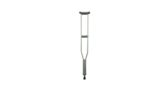 Adjustable Aluminum Underarm Crutches - EA - Eve Zone