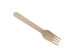 Wooden fork on a white background available at Eve Zone