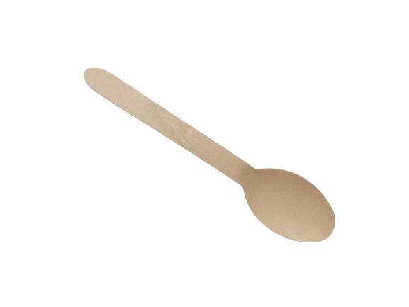 Wooden spoon on a white background available at eve zone.