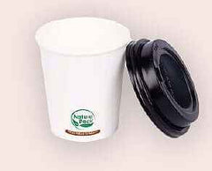 6oz Single Wall Paper Cup-White - Eve Zone