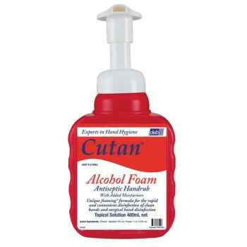 CUTAN - Alcohol Foam Antiseptic Handrub Sanitiser 400ML 12/CTN - Eve Zone