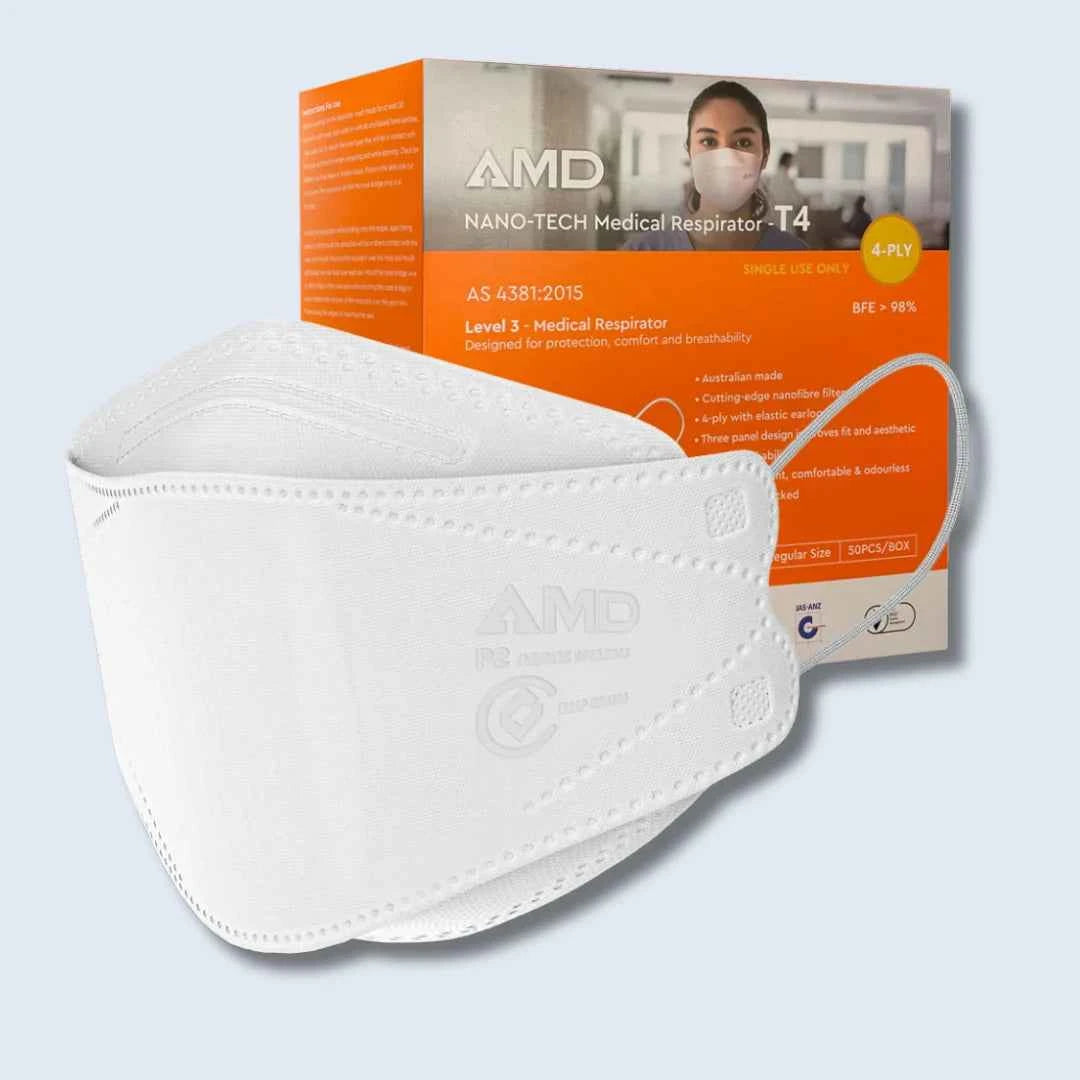 AMD P2 Face Mask- Nano Tech 4 layer (High Filtration Respirator) - CTN1000 - Eve Zone