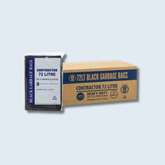 Austar 72L Contractor Black Garbage Bags HD - CTN250 - Eve Zone