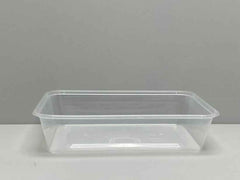 500ml Clear Plastic Food Container Base - CTN500 - Eve Zone