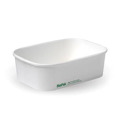 650 ml rectangular container with lining 300gsm, FSC mix, 300 Pcs/CTN - White
