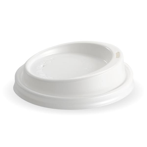 90mm Large White PS BioCup Lid - CTN1000 - Eve Zone
