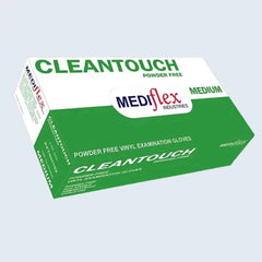 CleanTouch Clear Vinyl Gloves: Powder‑Free 100 pk - CTN1000 - Eve Zone