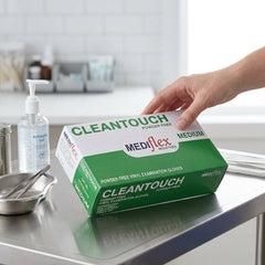 Clear vinyl gloves food safe latex free bulk disposable gloves for catering cleaning and medical use