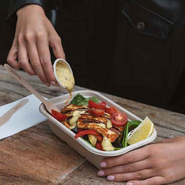 Natural Plant Fibre Takeaway Base- CTN500 - Eve Zone