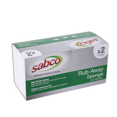 Rub Away Sponge Large 2PK – Carton of 36 | Sabco Professional