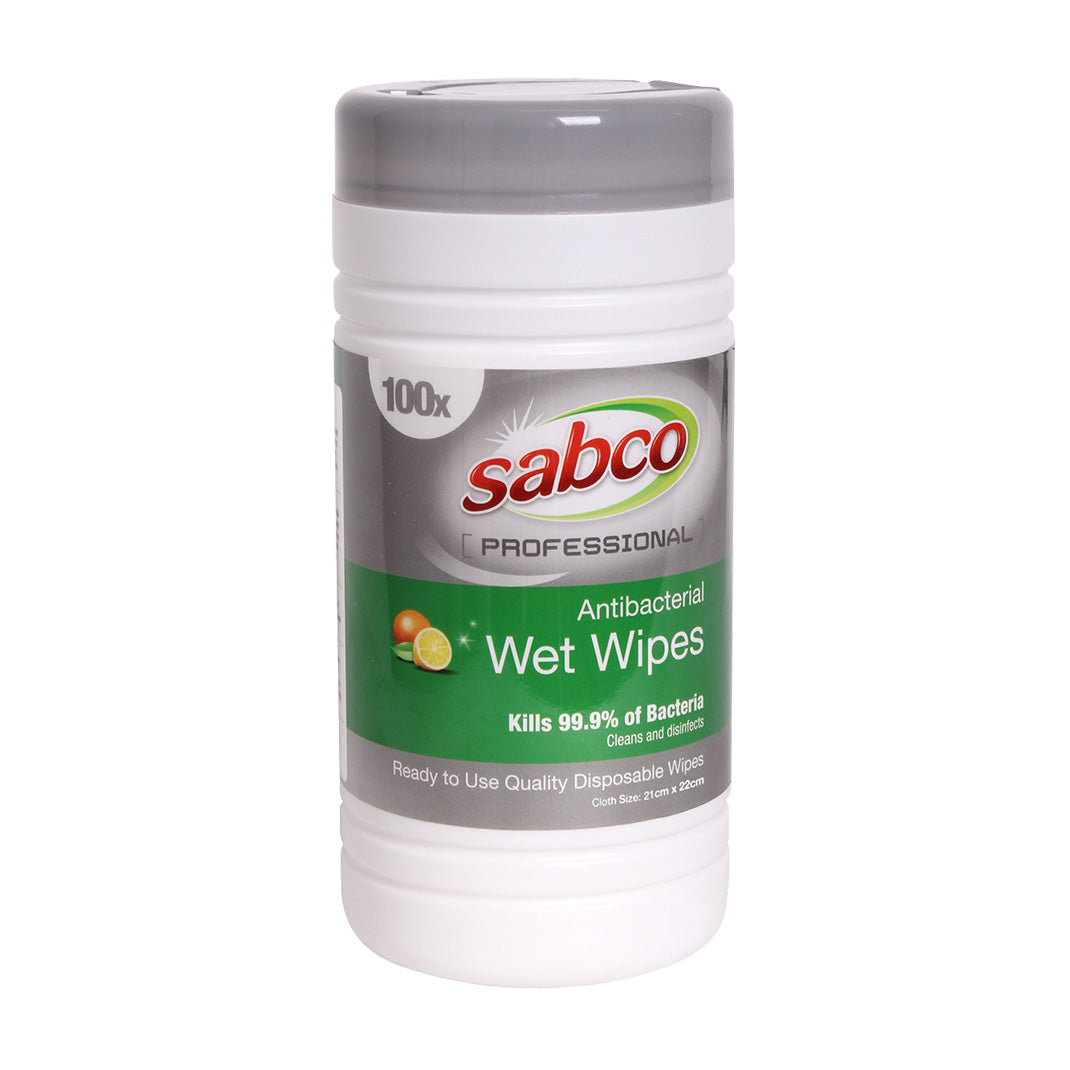 Antibacterial Wet Wipes – Carton of 8 | Sabco Professional