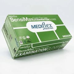 SensiMax latex gloves polymer coated powder free gloves for easy donning in medical and laboratory environments