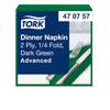 Tork Dinner Napkins -2-Ply, 1/4 Fold, 12CTN