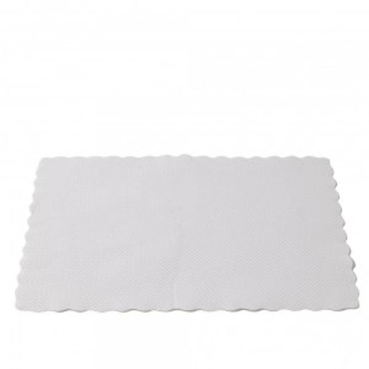 Caprice Non-Slip White Tray Mats for Hospitality - Eve Zone