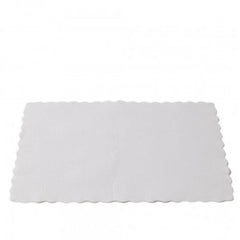 Caprice Non-Slip White Tray Mats for Hospitality - Eve Zone