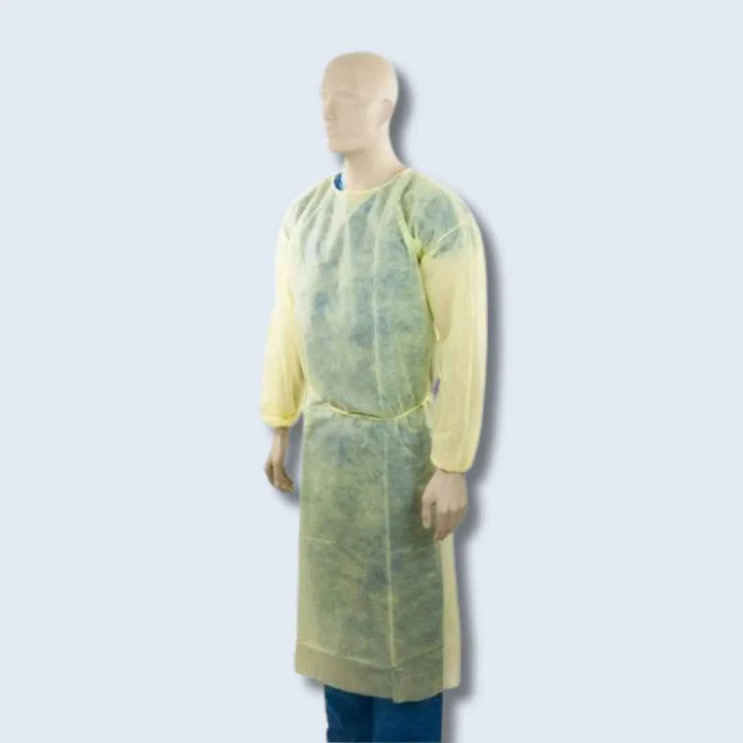 Impervious Isolation Gown: Fluid-Resistant Protection for Medical Use - CTN 50 - Eve Zone