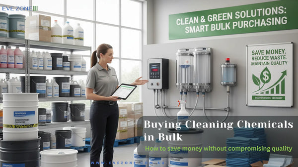 Buying Cleaning Chemicals in Bulk: How to Save Money Without Losing Quality?