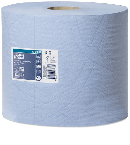 Tork Industrial Heavy-Duty Wiping Paper Roll - 2/CTN - Eve Zone