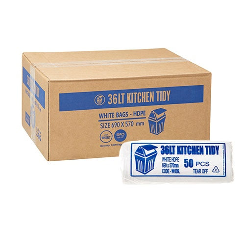 Buy 36LT Kitchen Tidy Bags / Bin Liners in Australia
