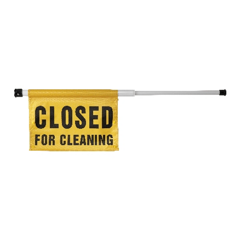 Door Caution Sign Spring Loaded - EA