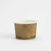 8oz Kraft BioBowl compostable plant fibre food bowl for takeaway soups salads and hot meals