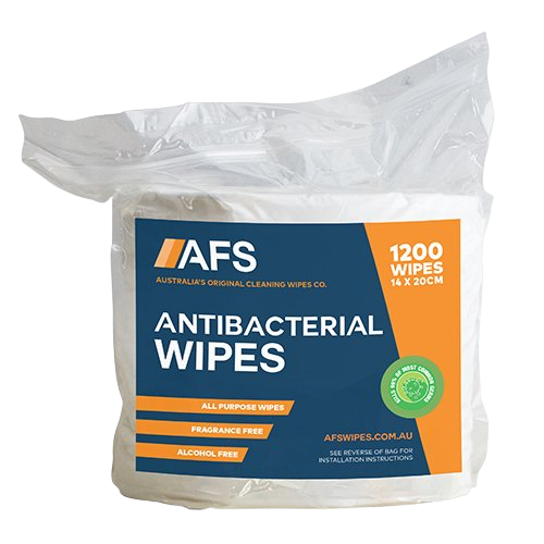 AFS Antibacterial Wipes, Roll Of 1200 Wipes - 4 Rolls/CTN - Eve Zone