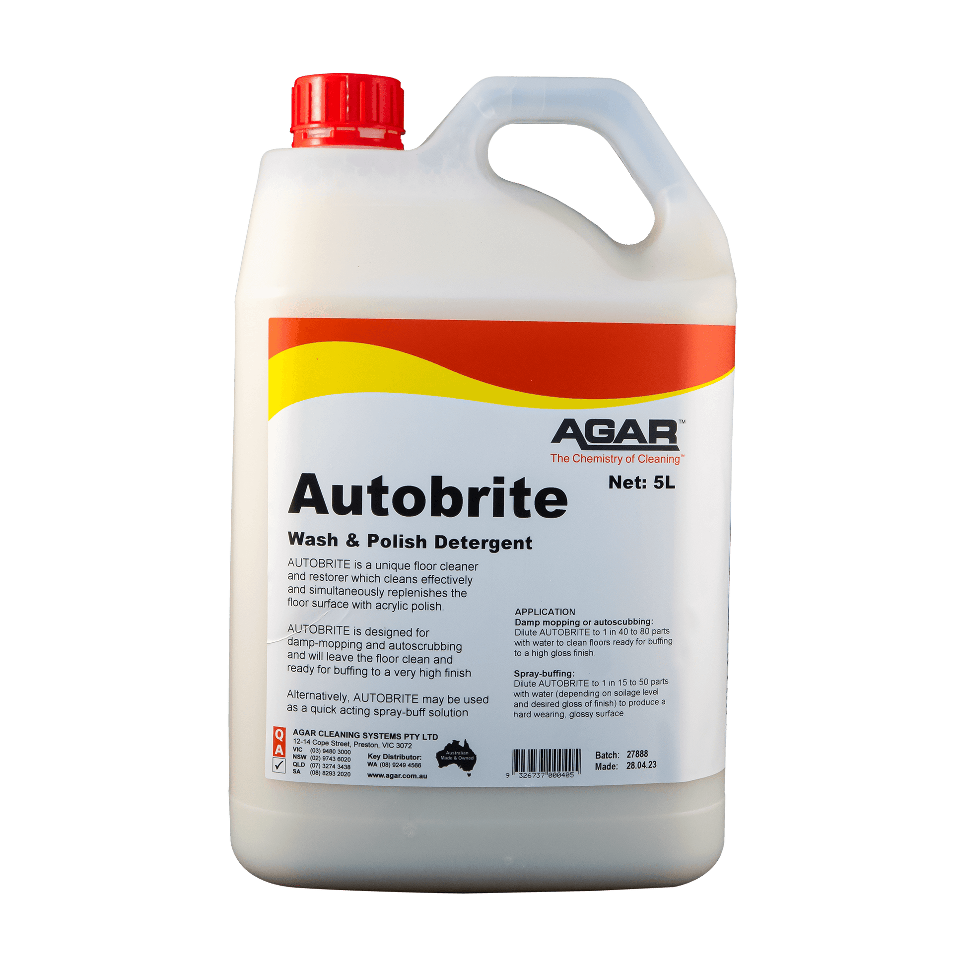 Buy Agar Autobrite Wash and Polish Detergent - EA