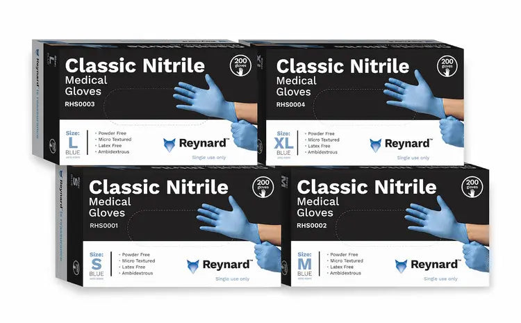 Buy Classic Blue Nitrile Gloves online