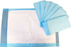 Mediflex disposable absorbent underpad measuring 28cm by 40cm with diamond embossed surface and sealed edges for healthcare protection