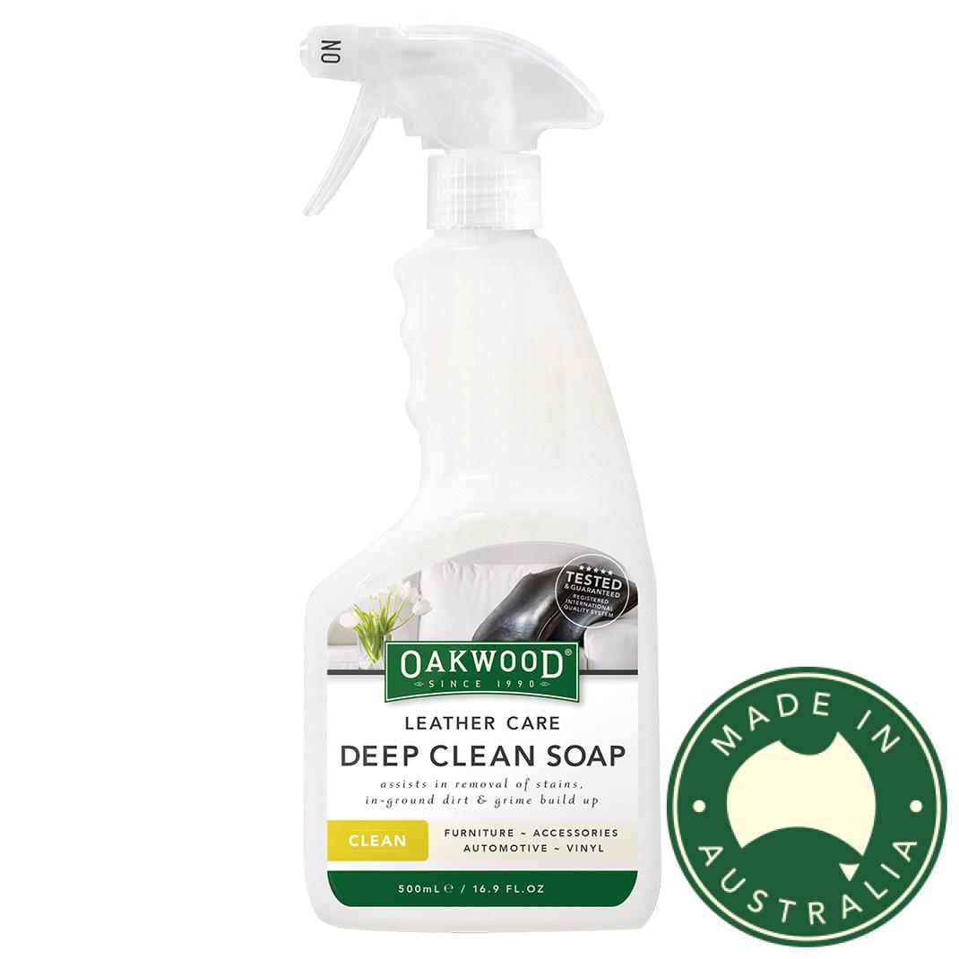 Oakwood Leather Care Deep Clean Soap 500mL – Carton of 6 | Sabco Professional