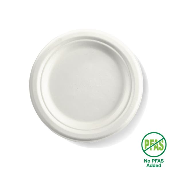 Round Disposable Plates (Plant Fibre) - CTN1000 - Eve Zone
