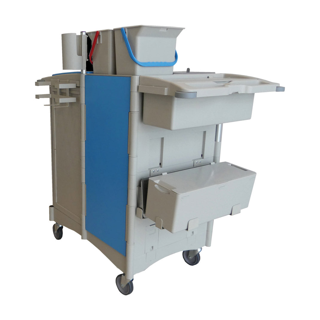 BRIX Platinum Janitor Cart Deluxe – Each | Sabco Professional