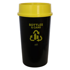 Recycling Station Kit Yellow - Bottles & Cans – Each | Sabco Professional