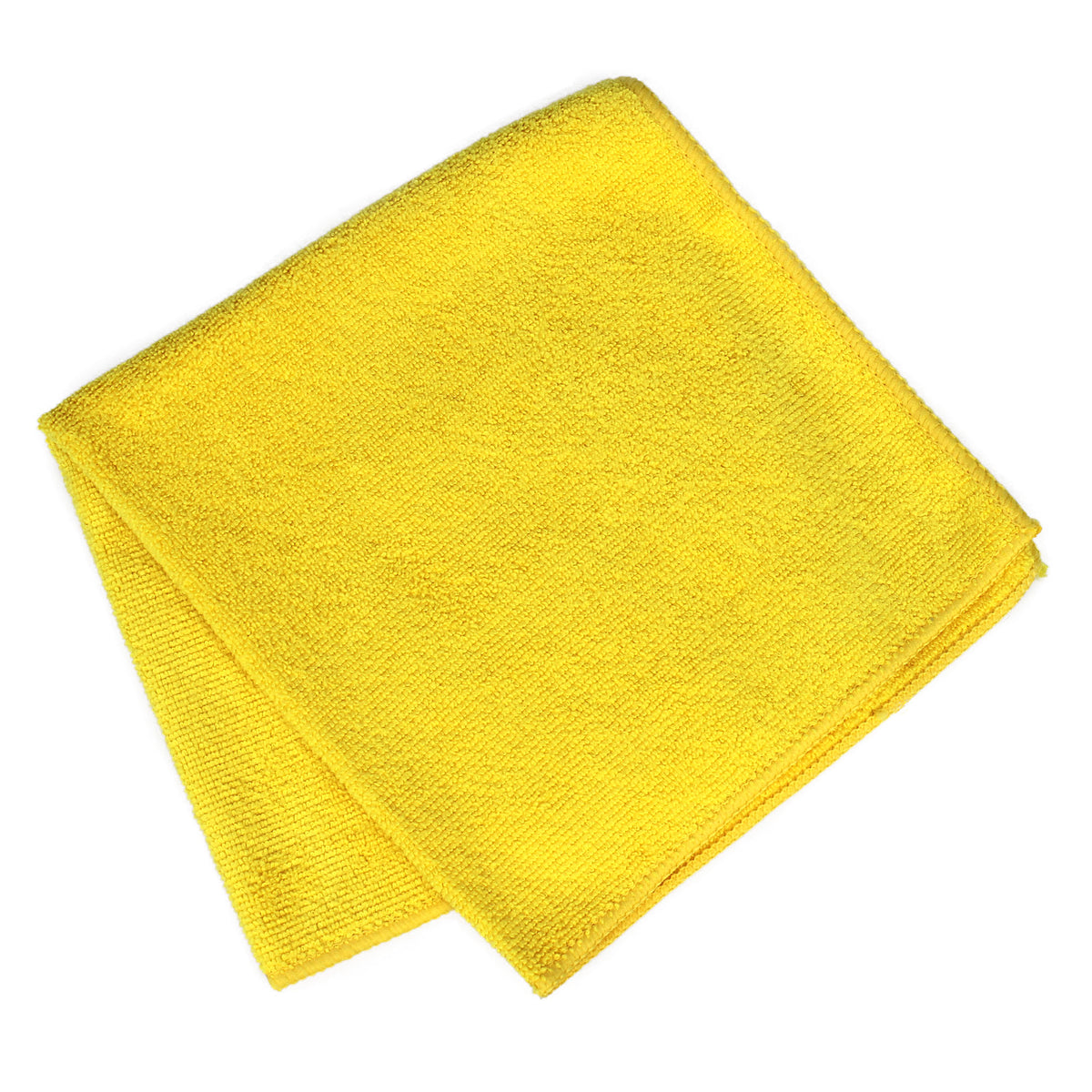 All Purpose Microfibre Cloths  - Yellow - 40cm x 40cm  - (50 in display box) – Carton of 4 | Sabco Professional
