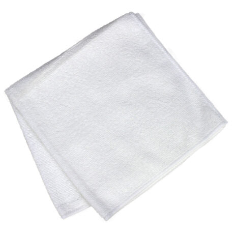 All Purpose Microfibre Cloths  - White - 40cm x 40cm  - (50 in display box) – Carton of 4 | Sabco Professional
